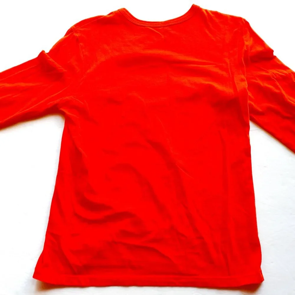 Gap Boys T-Shirt Dinosaur Long Sleeve Orange XL 12